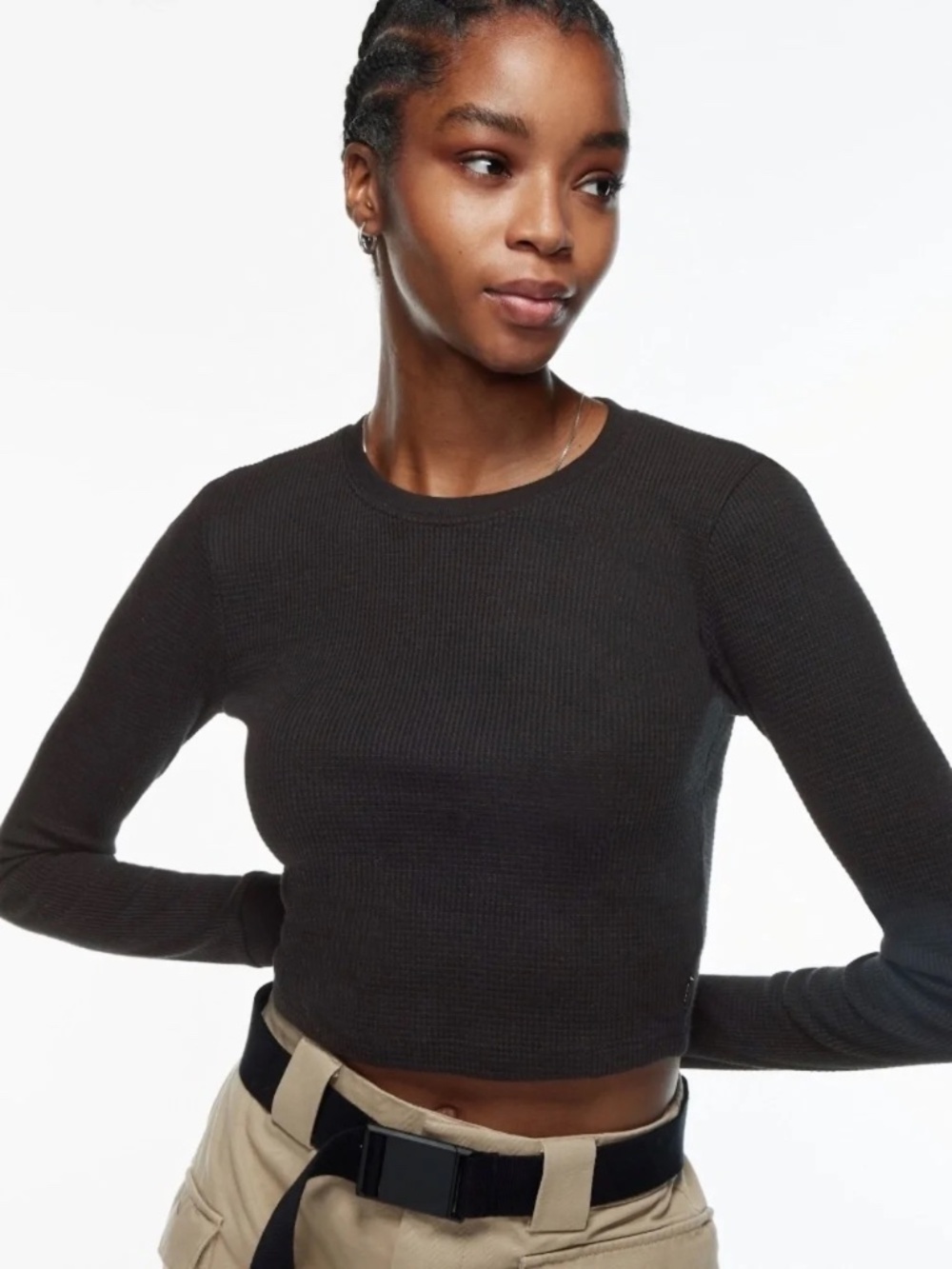 Aritiza | Tna | S | Micro Waffle Longsleeve